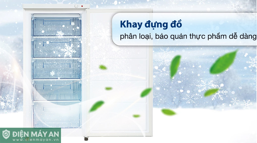 Tủ đông đứng Hòa Phát 147 Lít HPF UAH6147